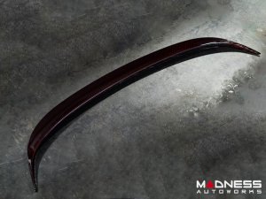 FIAT 500 ABARTH Rear Spoiler Extension - Carbon Fiber - Dark Red